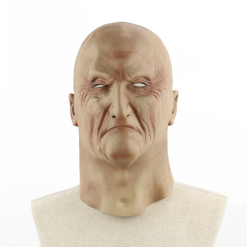 Copricapo con maschera spaventata dal boss del mondo sotterraneo in lattice, festa di Halloween, Underworld Boss