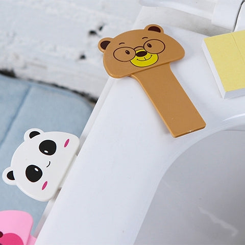 10 pièces simpatico cartone animé portable comodo coperchio WC menzione ensemble WC, consegna in stile casuale, dispositif de couvercle de toilette de dessin animé mignon