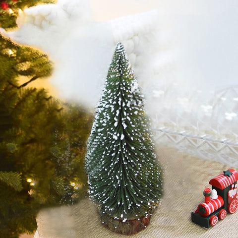 Albero di Natale artificiale da tavolo con decorazioni, 25 cm