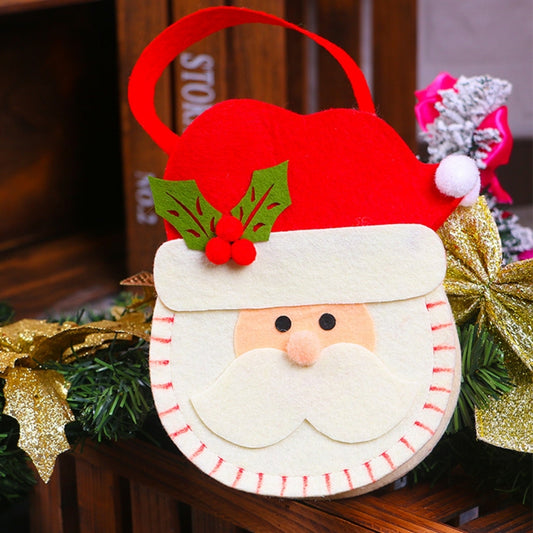 borsa-regalo-babbo-natale-con-decorazione-natalizia-in-stile-creativo-nuovo-cartone-animato-borse-regalo-apple-in-tessuto-non-tessuto - immagine 1