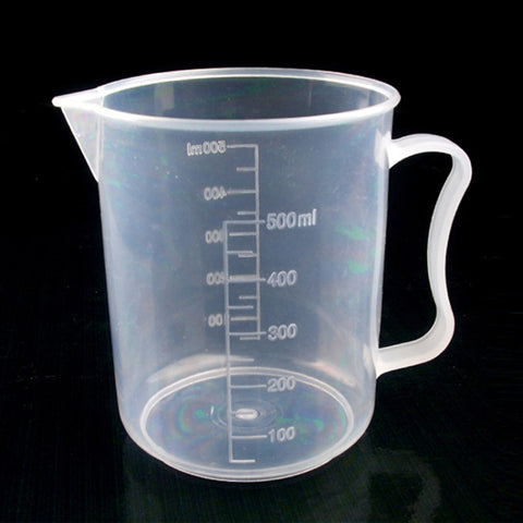 Boccetta en plastique PP à la section sottile de 500 ml, misurino digitale, scala cilindrica, misura instruments de laboratoire en verre, tasse à mesurer 500 ml