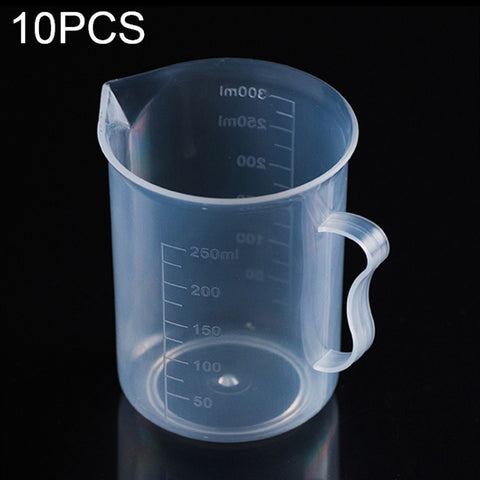 Boccette in plastica PP da 250 ml per uso alimentare - Set da 10 con