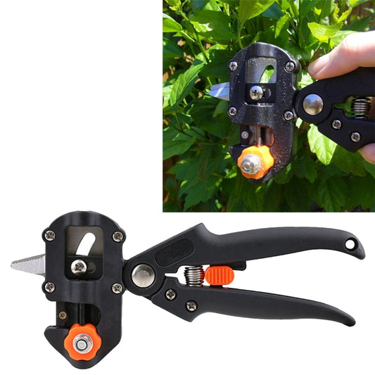 Set di strumenti per innesto professionale Forbici da potatura Macchina per innesto per piantine Dispositivo per innesto con tre lame, un coltello a croce, una chiave inglese, Black