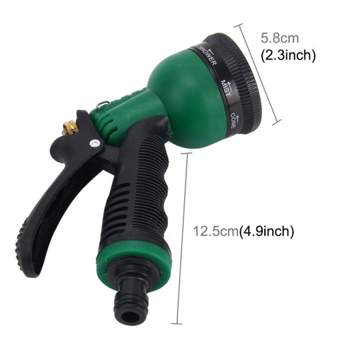 Pistola ad acqua da giardino a 8 funzioni Pistola a spruzzo multifunzionale Pistola a spruzzo da giardinaggio Pistole per irrigazione, 8 Function