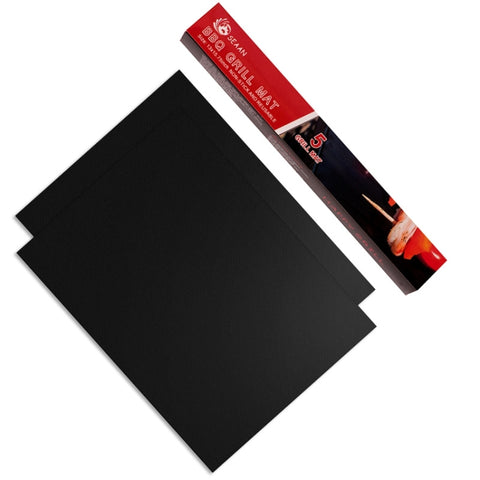 Tappetini antiaderenti per barbecue, spessore 0,2 mm, 2 pezzi, dimensioni: 40x33 cm, 2 PCS