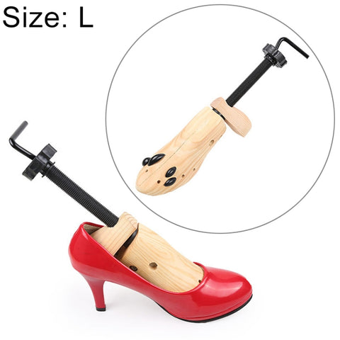 Espansore per scarpe modellanti per barelle di supporto fisso unisex in legno di pino, misura: L（42-46Yards）, Size: L（42-46Yards）