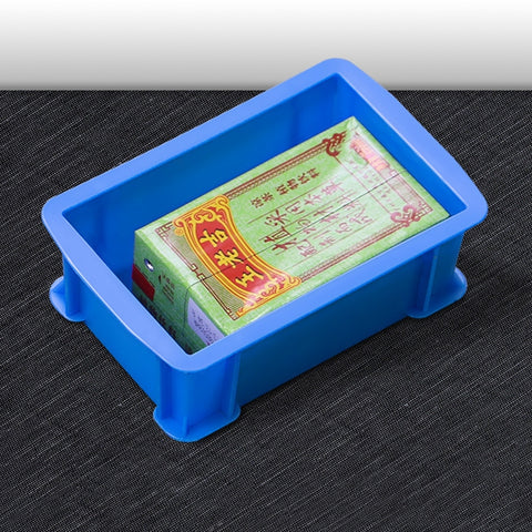 Support en matériau spécial multifonctionnel pour 5 pièces Cassette portative en plastique nouvelle planche de bois, dimensions: 15,6 cm x 10,1 cm x 5,3 cm, 15,6 cm x 10,1 cm x 5,3 cm