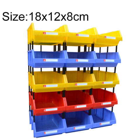 Échelle de plastique superposée à ajouter à 4 pièces Échelle de matériaux combinée pour l'étagère de fête, couleur décontractée, dimensions : 18 cm X 12 cm X 8 cm, 18 cm X 12 cm X 8 cm