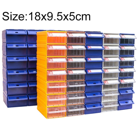 Scatola per Componenti e Hardware in Plastica Addensata per Armadio – Cassetto Organizzatore, Dimensioni 18 cm x 9,5 cm x 5 cm, Consegna Colore Casual