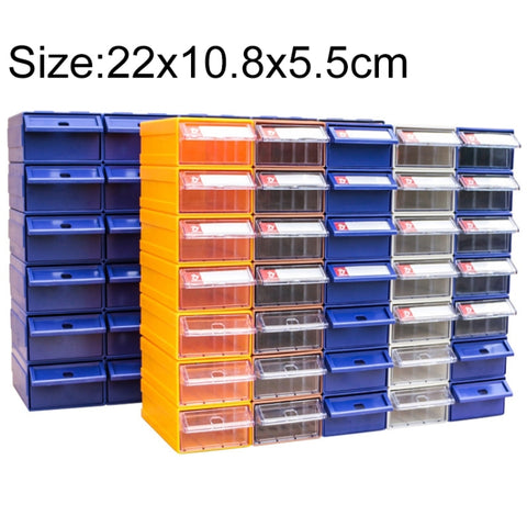 2 pezzi in plastica combinata ispessita tipo cassetto dell'armadio scatola dei componenti scatola del materiale dei blocchi di costruzione scatola dell'hardware, consegna colore casuale, dimensioni: 22 cm x 10,8 cm x 5,5 cm, Size: 22cm x 10.8cm x 5.5cm - Novalix Store