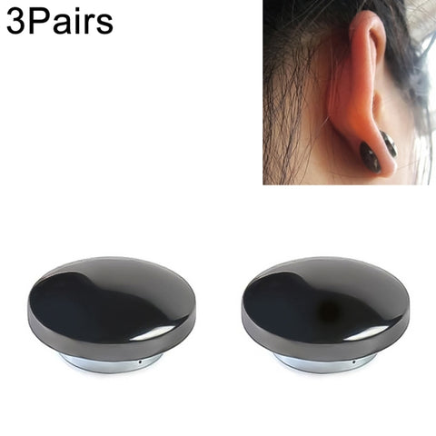 3 paia di orecchini per terapia magnetica per massaggio dei punti di agopuntura - Novalix Store