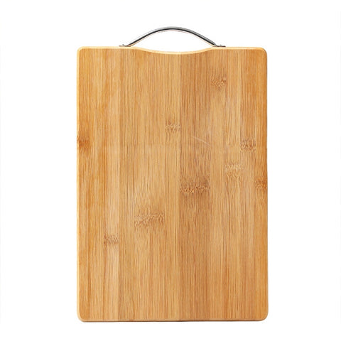 Tagliere da cucina rettangolare in bambù per ispessimento, dimensioni: 32 cm x 22 cm, Dimensioni: 32 cm x 22 cm
