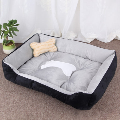 Coperta per cani e gatti con motivo a ossa di canna, morbida e calda, per gatti, dimensioni: XS, 50×40×15 cm, Taglia: XS
