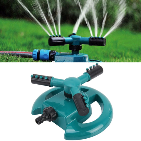 Ugello Rotante Automatico da Giardino Irrigatore Automatico Rotante da 360 Gradi Ugello per Irrigazione del Prato da Giardino Ugello per Irrigazione con Connettore per Tubo dell'Acqua da 3/4 di Pollice, With 3/4 inch Water Hose Connector