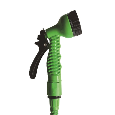 Tubo per irrigazione da giardino magico 25FT 3 volte Tubo telescopico Magic Tubo da giardino flessibile Tubo per irrigazione espandibile con tubi in plastica Tubo telescopico con pistola a spruzzo, consegna colore casuale, 25FT
