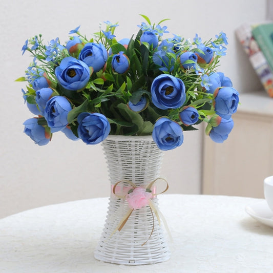 Vasi da fiori in plastica Vasi da fiori di medie dimensioni Moda Balcone Fioriera da giardino Vaso floreale Decorazione per la casa, Nastro Consegna colore casuale, Floral Vase 1