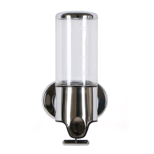 bottiglia-di-sapone-per-shampoo-liquido-per-lavaggio-a-parete-con-dispenser-manuale-per-doccia-per-hotel-capacita-500-ml-500ml-clear-white - immagine 1