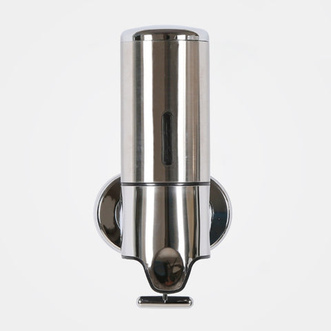 Dispenser per shampoo liquido da parete in acciaio inox - Capacità