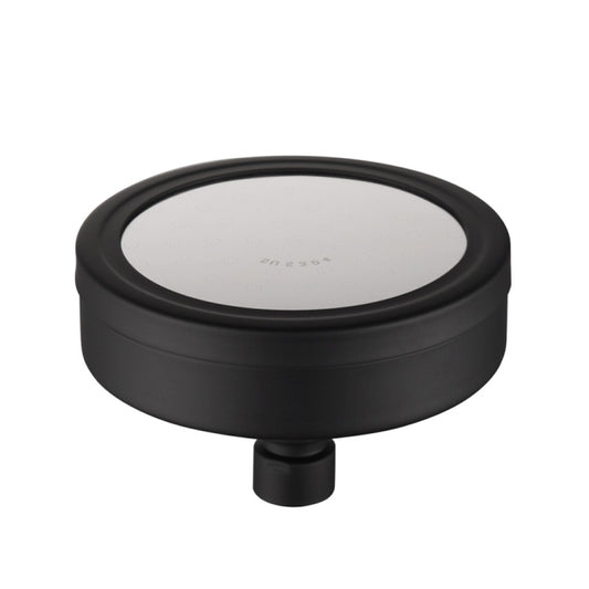 Soffione doccia con getto superiore pressurizzato tondo in acciaio inossidabile 304 rimovibile e lavabile, dimensioni: 118 mm, Pattern H