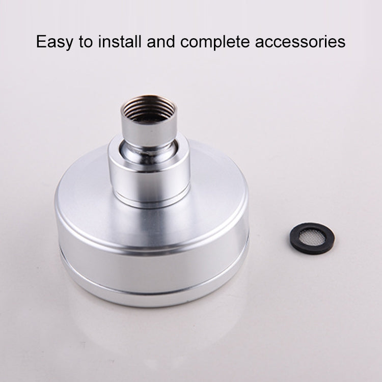 Soffione doccia con getto superiore pressurizzato tondo in acciaio inossidabile 304 rimovibile e lavabile, dimensioni: 118 mm, Pattern H