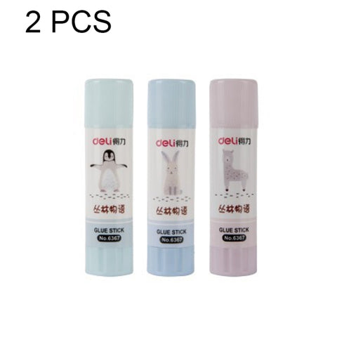 2 pezzi di materiale scolastico Colla solida Colla stick ad alta viscosità Colla solida PVP, consegna colore casuale, 6367 - Novalix Store