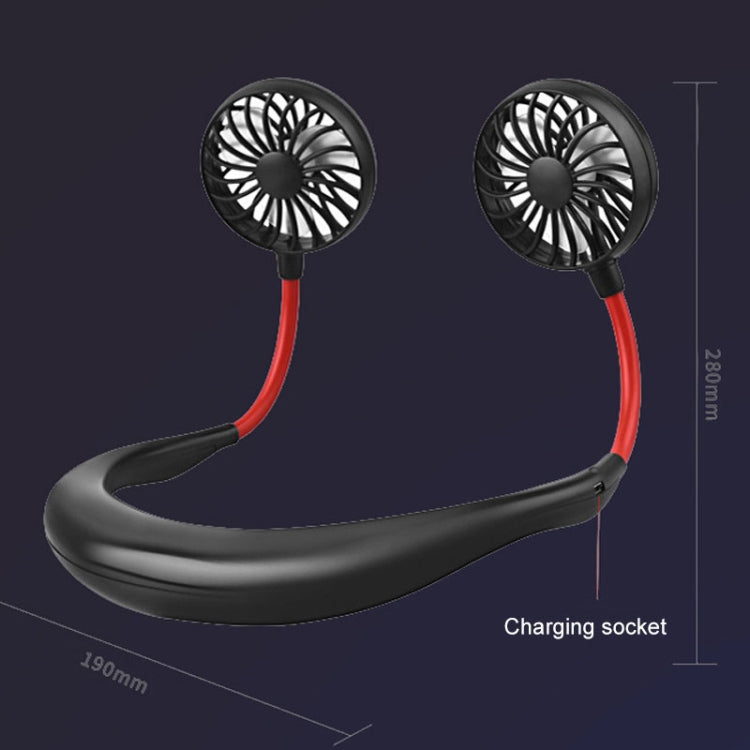Versatile Mini Hanging Neck Fan with LED Light - F008 Series