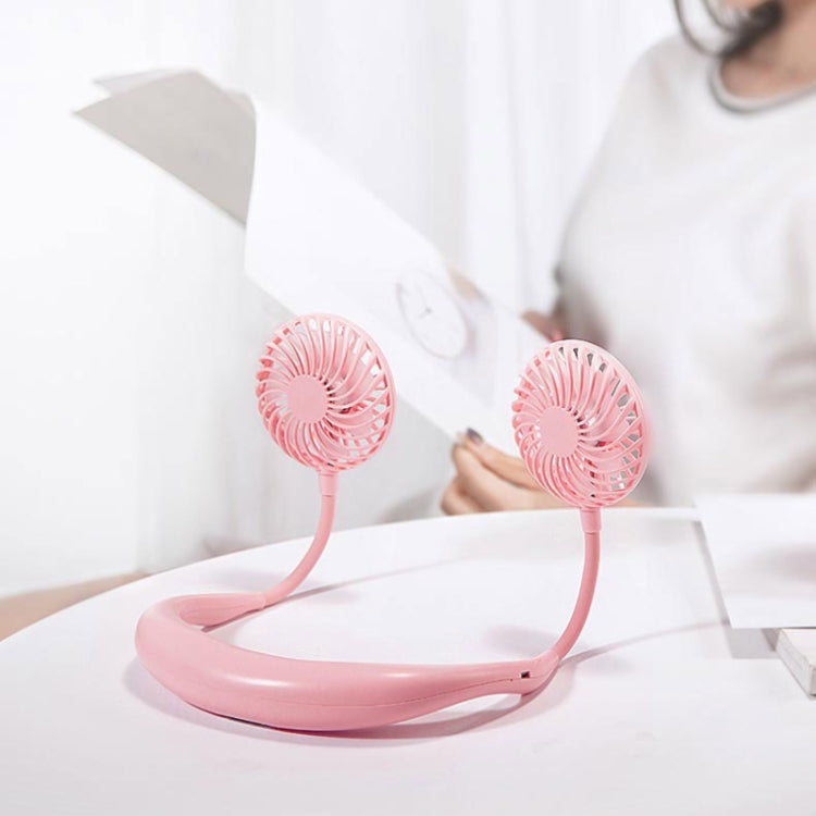 Versatile Mini Hanging Neck Fan with LED Light - F008 Series