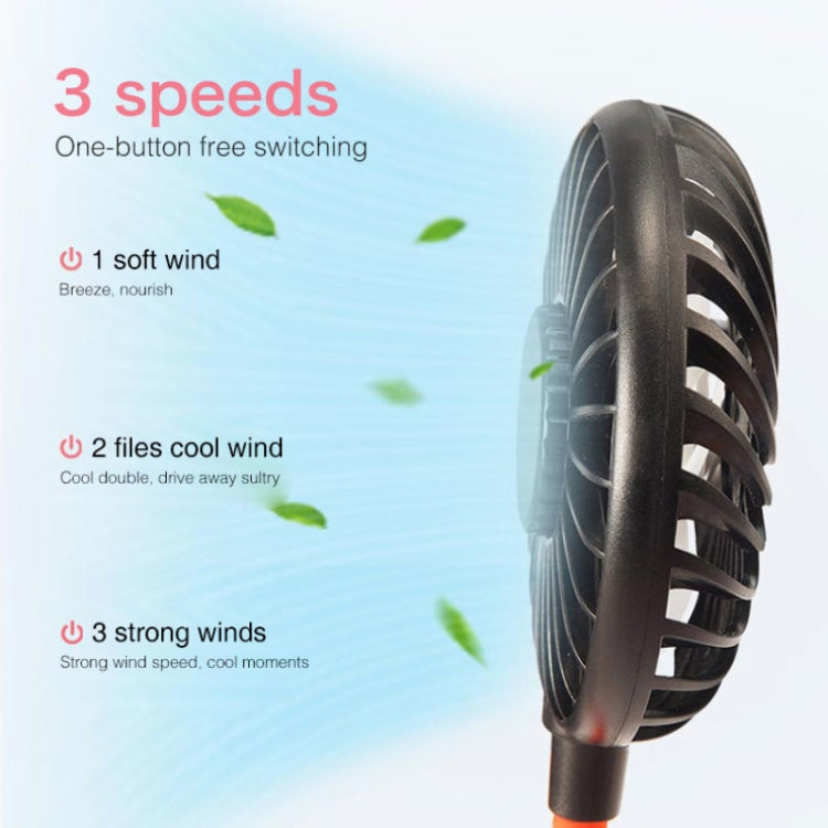 Versatile Mini Hanging Neck Fan with LED Light - F008 Series