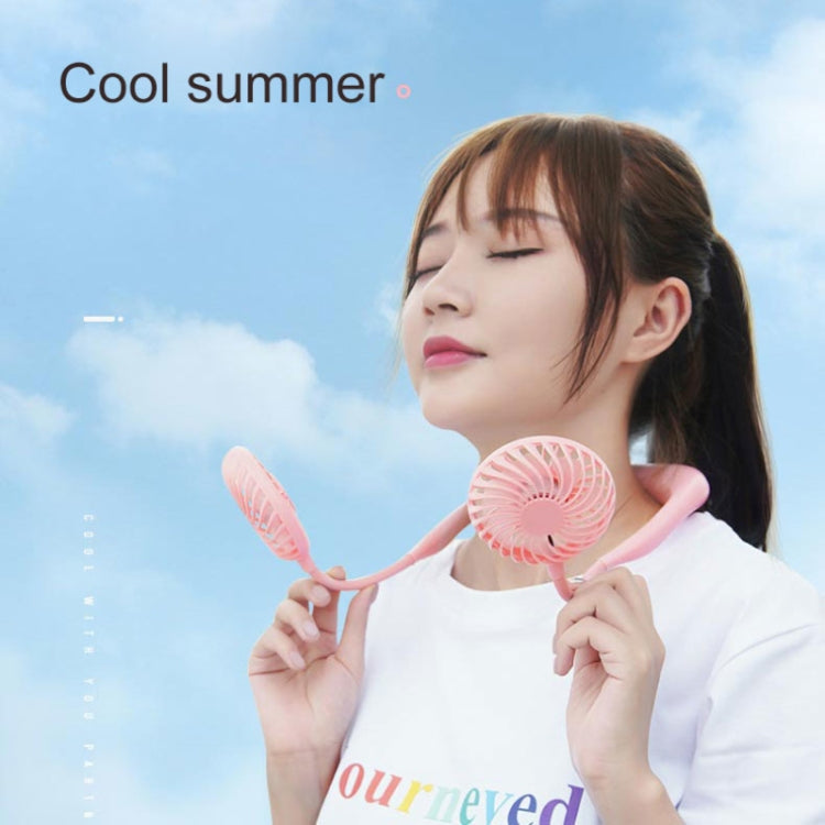Versatile Mini Hanging Neck Fan with LED Light - F008 Series