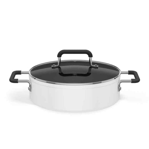 Pentola antiaderente Xiaomi Mijia ZWZ da 4 litri per uso alimentare, compatibile con il piano cottura a induzione Mijia (HC9071), 4L Stockpot