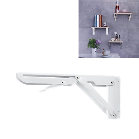 Ripiano portaoggetti pieghevole a forma di K da 16 pollici montato a parete per tavolo da pranzo, 16 inch