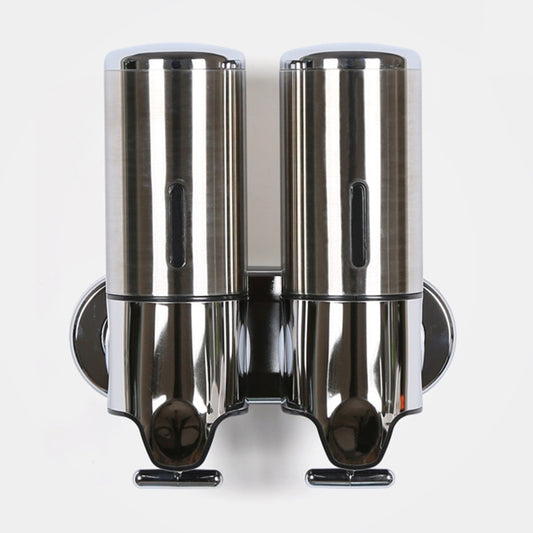 bottiglia-di-sapone-per-shampoo-liquido-per-lavaggio-a-parete-con-dispenser-manuale-per-doccia-doppia-per-hotel-capacita-1000-ml-1000ml-stainless-steel - immagine 1