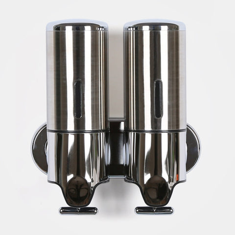 Dispenser Manuale per Shampoo Liquido da 1000 ml in Acciaio