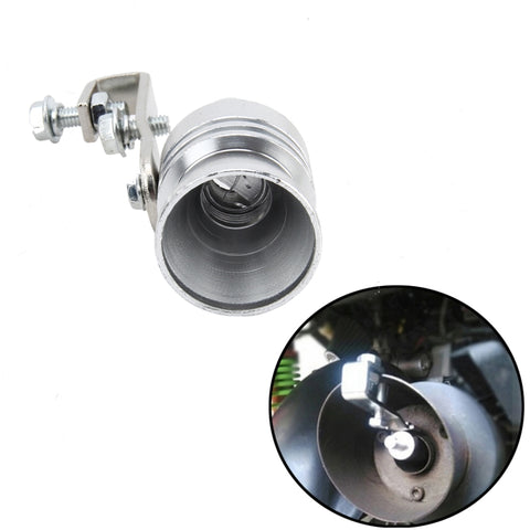 Universel en aluminium Turbo Sound marmitta di scarico tubo fish simulateure di auto Whistler, dimensions: L, Taille: L