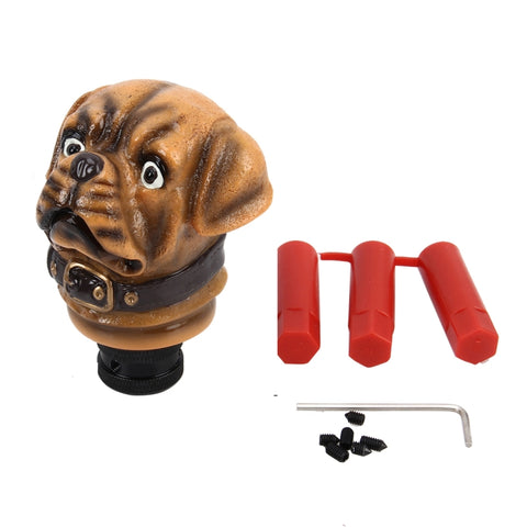 Pommeau de changement automatique manuel pour la couverture du changement pour voiture universelle en forme de Bulldog, en forme de Bulldog