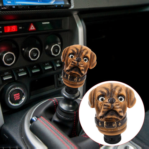 Pommeau de changement automatique manuel pour la couverture du changement pour voiture universelle en forme de Bulldog, en forme de Bulldog