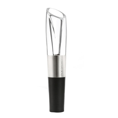 Decanter Portatile in Acciaio Inossidabile per Vino con Aeratore -
