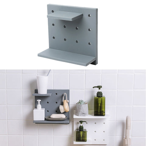 Ripiano in plastica per soggiorno, bagno, cucina, decorazione da parete