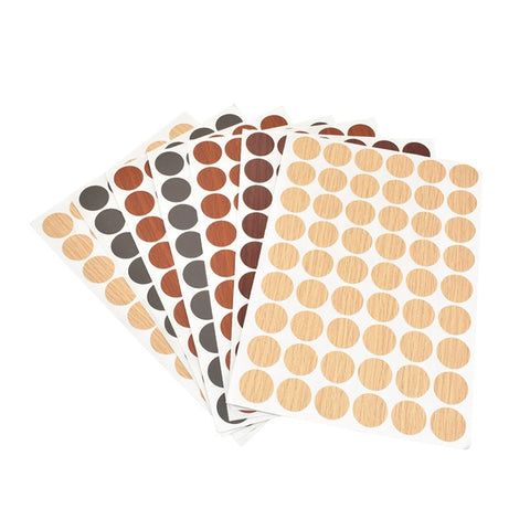 100 pz/scatola 3 in 1 copertura antipolvere decorativa adesivi per fori di carta adesivi sigillanti autoadesivi per armadietti per mobili, Sealing Stickers - Novalix Store