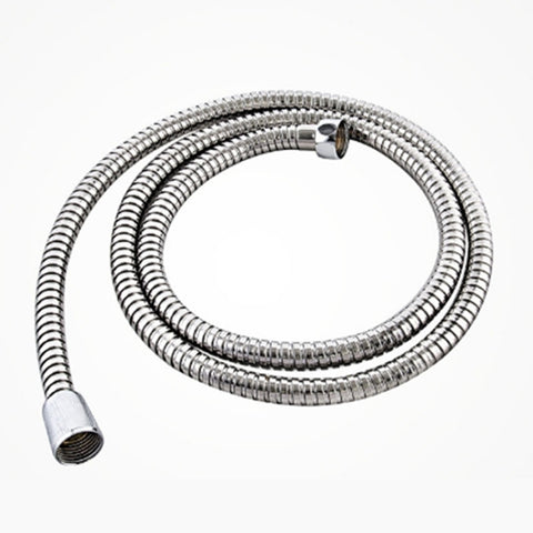Tubo flessibile per soffione doccia in acciaio inossidabile da 1,5 m, doppia interblocco, interfaccia in rame, tubo dell'acqua da bagno antiscoppio, 1.5m (Double Interlock)