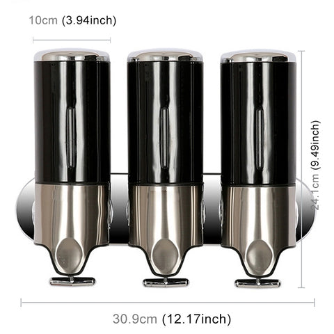 Bottiglia per Shampoo Liquido da 1200 ml con Erogatore Manuale per