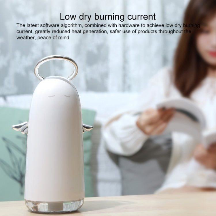 TSHM0 Umidificatore atomizzante Mini Angel con luci notturne colorate, capacità del serbatoio dell'acqua: 230 ml