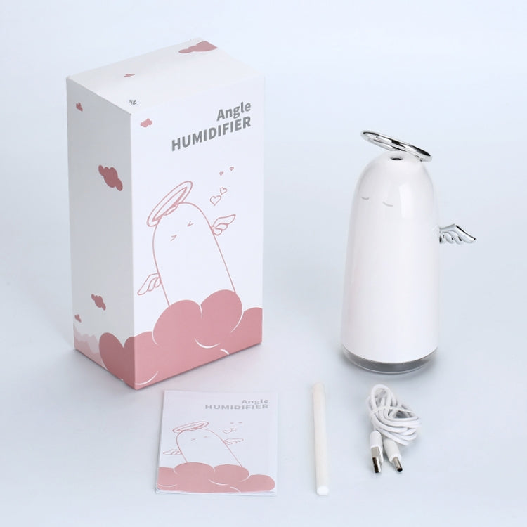 TSHM0 Umidificatore atomizzante Mini Angel con luci notturne colorate, capacità del serbatoio dell'acqua: 230 ml