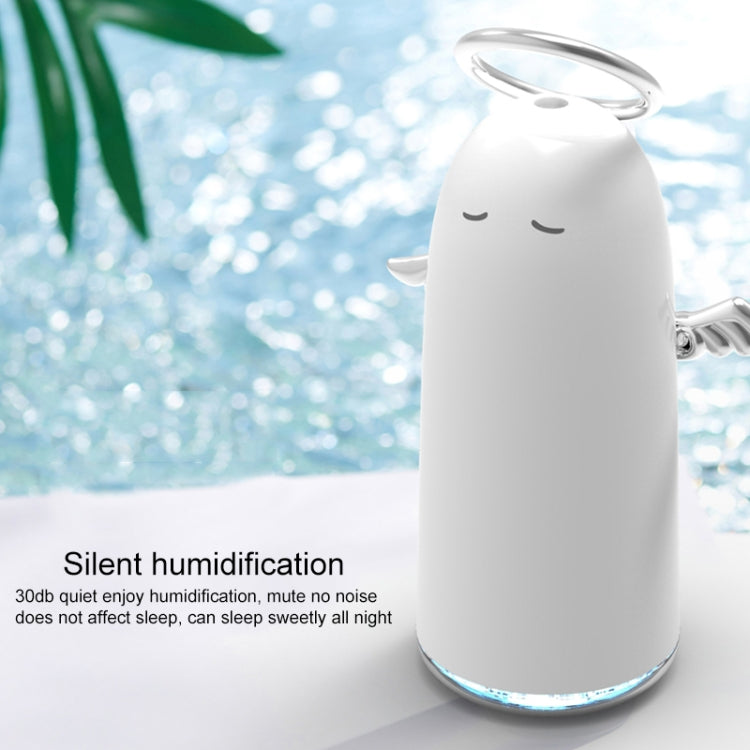 TSHM0 Umidificatore atomizzante Mini Angel con luci notturne colorate, capacità del serbatoio dell'acqua: 230 ml