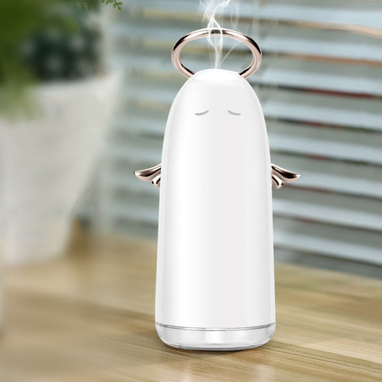 TSHM0 Umidificatore atomizzante Mini Angel con luci notturne colorate, capacità del serbatoio dell'acqua: 230 ml