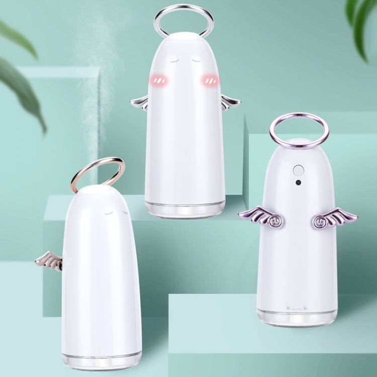 TSHM0 Umidificatore atomizzante Mini Angel con luci notturne colorate, capacità del serbatoio dell'acqua: 230 ml