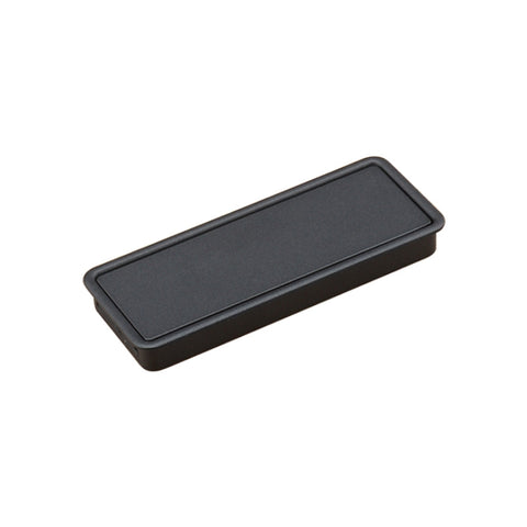 Maniglia per guardaroba semplice con fessura, maniglia invisibile per cassetto incassato nascosto, distanza tra i fori: 96 mm, 96mm