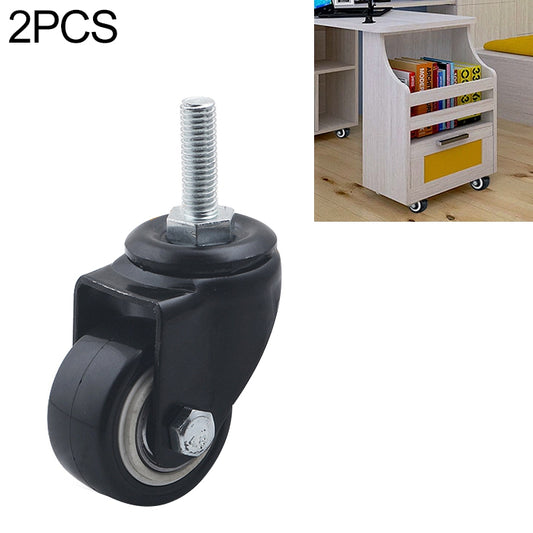 2 pezzi da 2 pollici per mobili, tavolino da caffè, vite silenziosa, ruota universale, 2 inch Screw Universal Wheel - Novalix Store