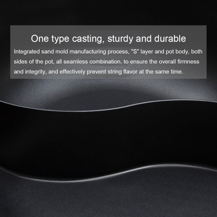 Pentola per zuppa Xiaomi Zhiwu per uso domestico 4L pentola per alimenti antiaderente pentola elettrica in lega di alluminio, GJT03CM