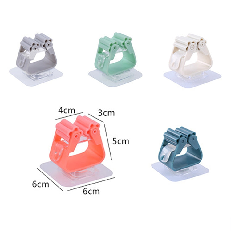 Ganci Portaoggetti a Parete per Mop - Strumenti Antiadherenti per